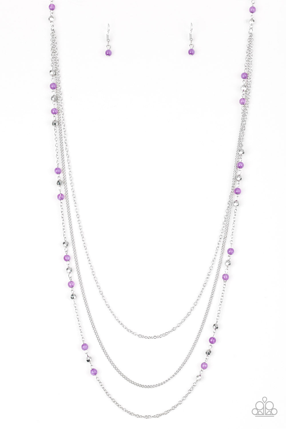 Paparazzi - Colorful Cadence - Purple - Necklace