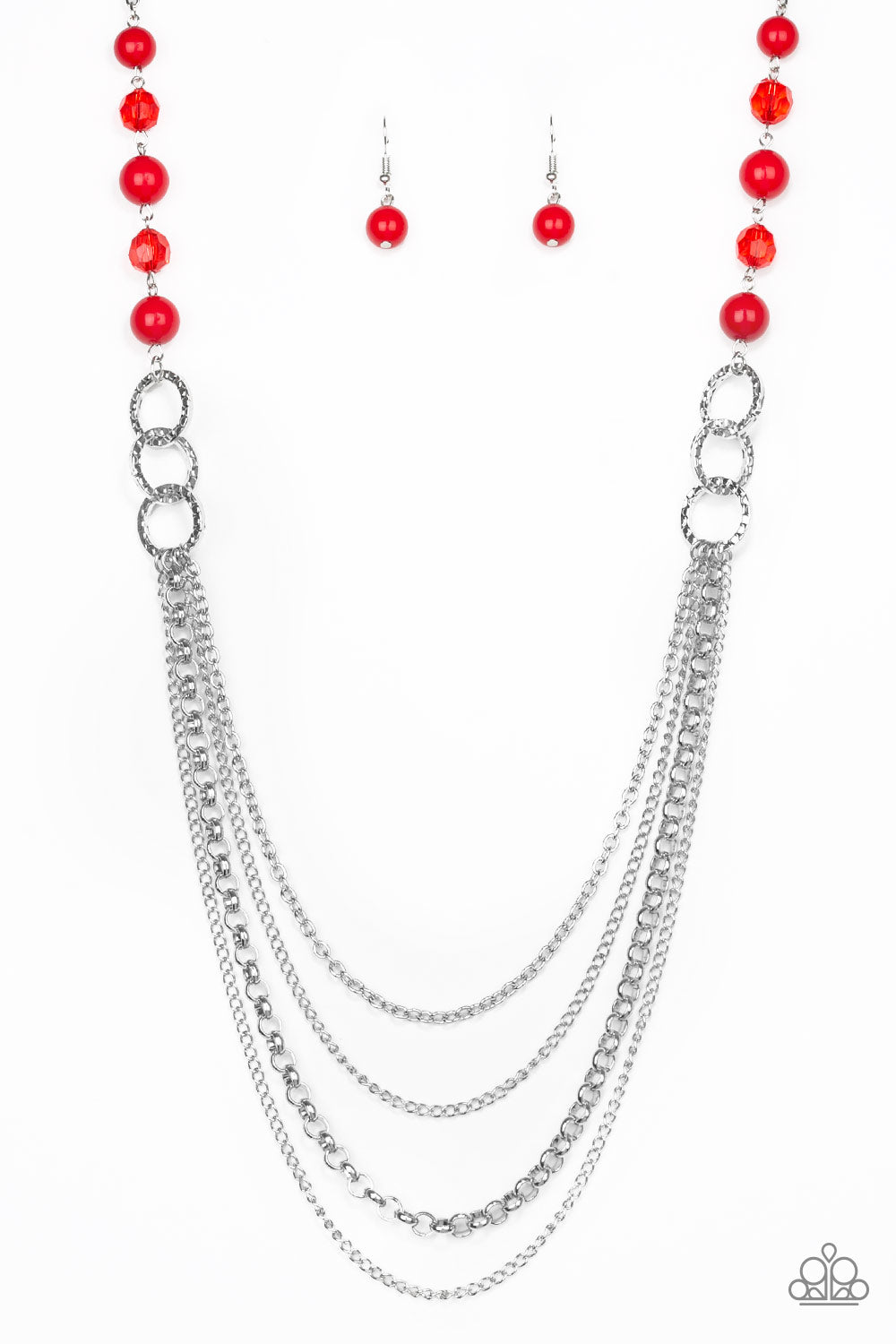 Paparazzi - Vividly Vivid - Red - Necklace