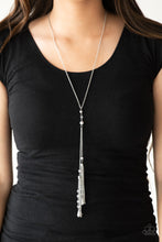 Load image into Gallery viewer, Paparazzi - Timeless Tassels - Silver - Necklace
