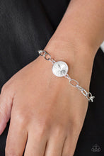 Load image into Gallery viewer, Paparazzi - All Aglitter - White - Bracelet
