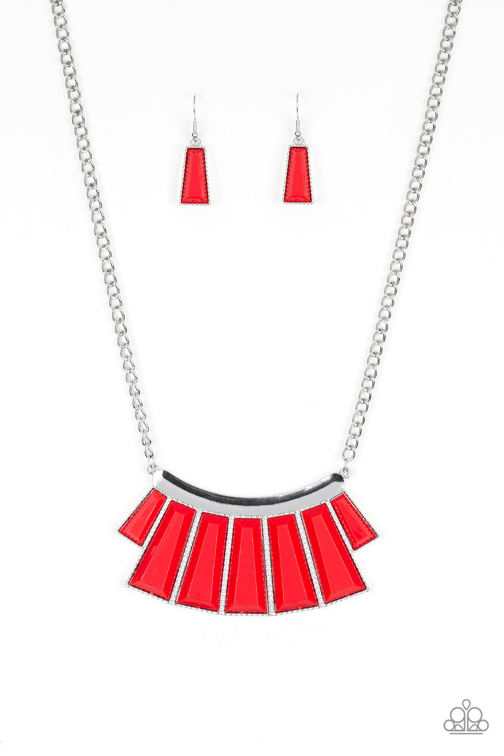 Paparazzi - Glamour Goddess - Red - Necklace