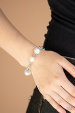 Load image into Gallery viewer, Paparazzi - Boardroom Baller - White - Bracelet
