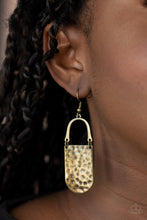 Load image into Gallery viewer, Paparazzi - Resort Relic - Brass - Earrings
