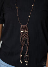 Load image into Gallery viewer, Paparazzi - Macrame Majesty - Brown - Necklace
