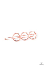 Load image into Gallery viewer, Paparazzi - A HOLE Lot of Trouble - Copper Hair Clip
