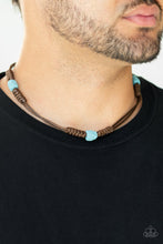 Load image into Gallery viewer, Paparazzi - Volcanic Vagabond - Blue - Necklace
