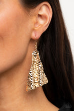 Load image into Gallery viewer, Paparazzi - How FLARE You! - Gold - Earrings
