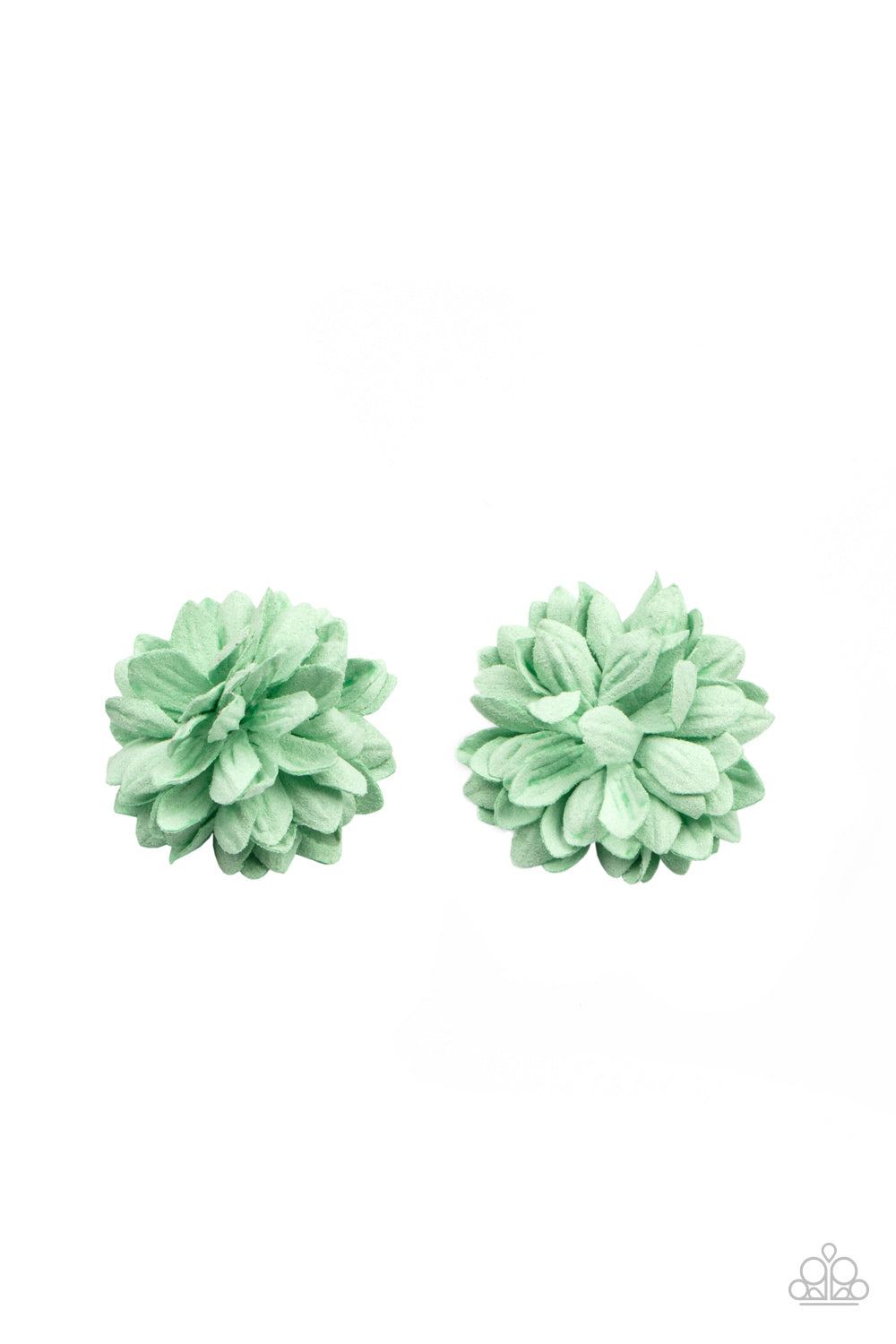 Paparazzi - Paper Paradise - Green - Hair Clip