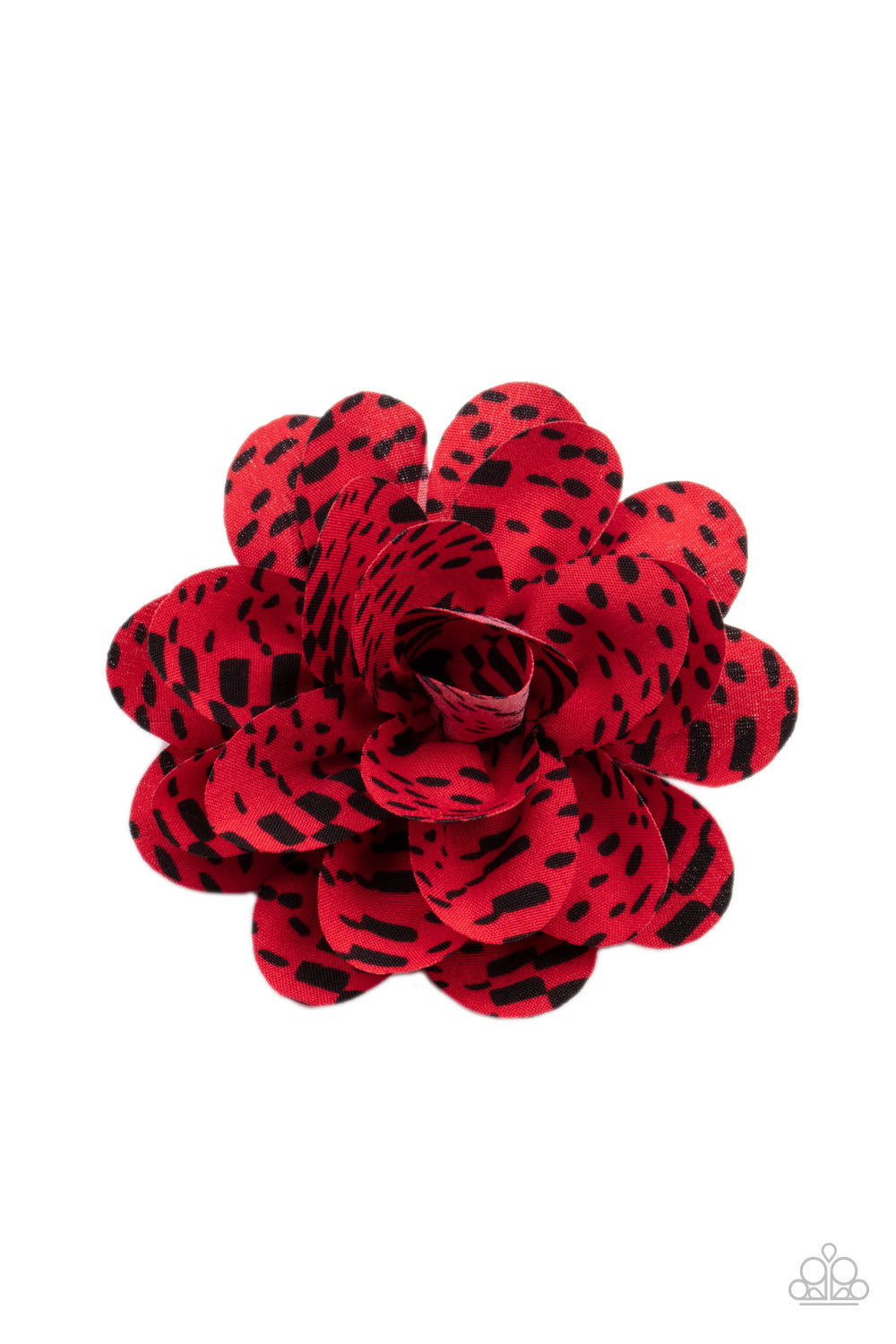 Paparazzi - Patterned Paradise - Red - Hair Clip