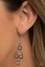 Load image into Gallery viewer, Paparazzi - Luminously Linked - Silver - Earrings
