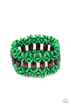 Load image into Gallery viewer, Paparazzi - Bali Beach Retreat - Green - Bracelet
