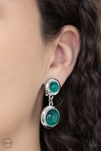 Load image into Gallery viewer, Paparazzi - Subtle Smolder - Green - Earrings
