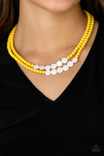 Load image into Gallery viewer, Paparazzi - Extended STAYCATION - Yellow - Necklace
