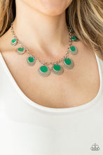 Load image into Gallery viewer, Paparazzi - The Cosmos Are Calling - Green - Necklace
