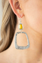 Load image into Gallery viewer, Paparazzi - Material Girl Mod - Yellow - Earrings
