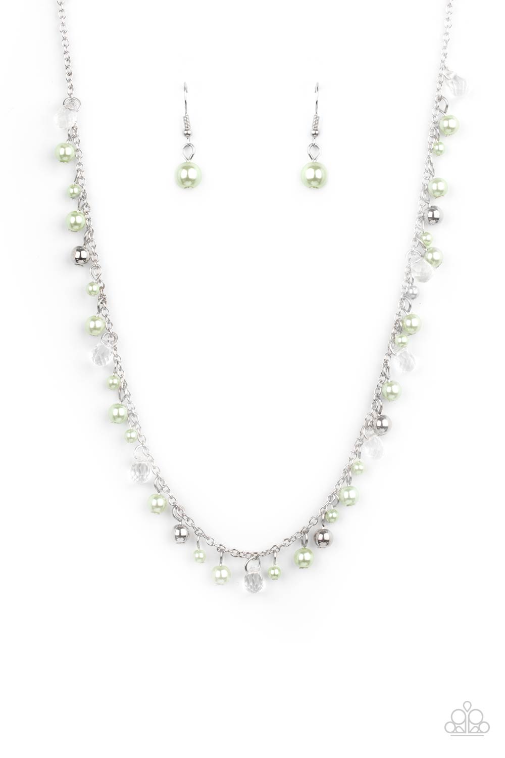 Paparazzi - Pearl Essence - Green - Necklace