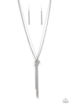 Load image into Gallery viewer, Paparazzi - KNOT All There - Silver - Necklace
