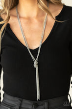 Load image into Gallery viewer, Paparazzi - KNOT All There - Silver - Necklace
