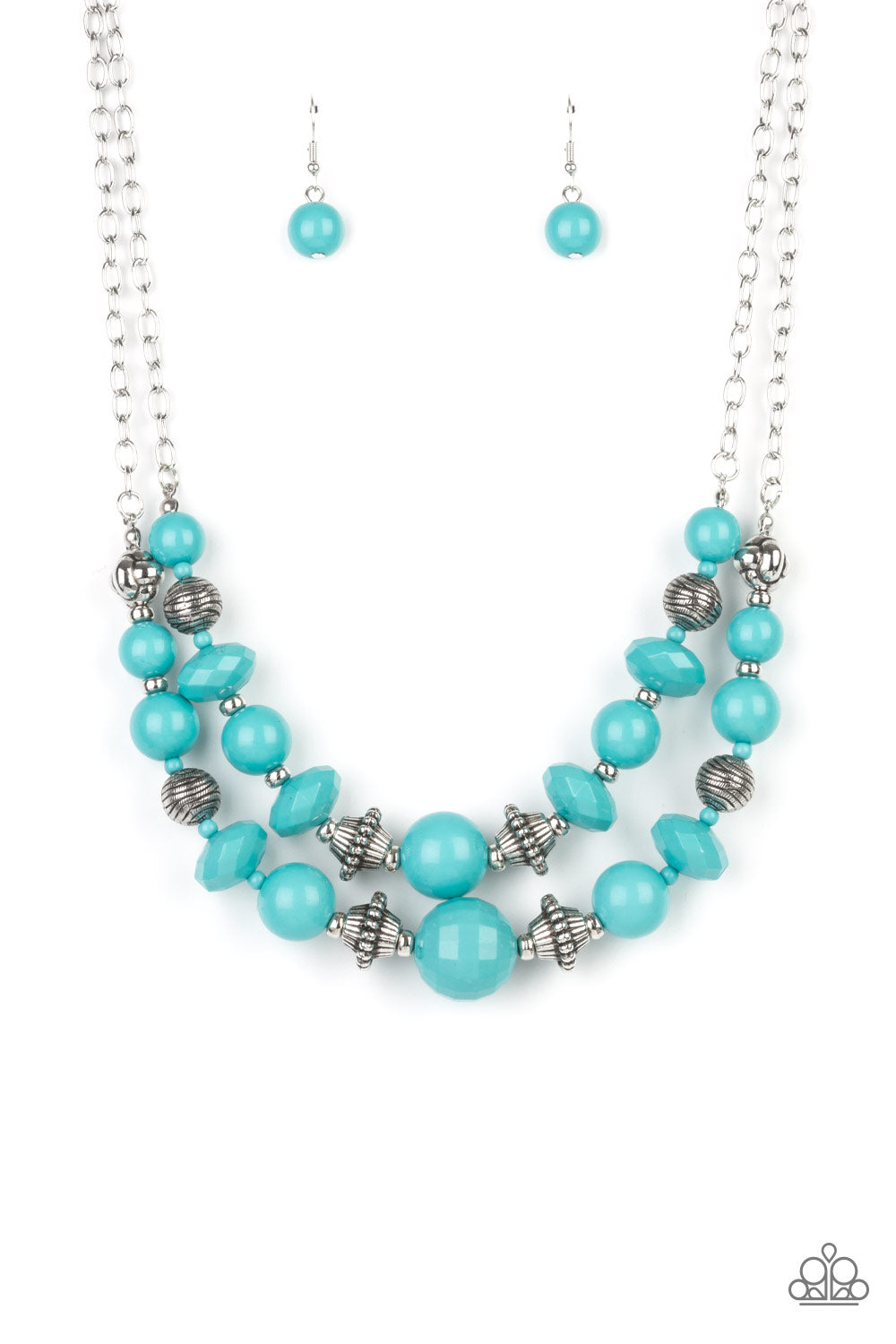 Paparazzi - Upscale Chic - Blue - Necklace