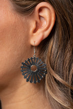 Load image into Gallery viewer, Paparazzi - SPOKE Too Soon - Black - Earrings
