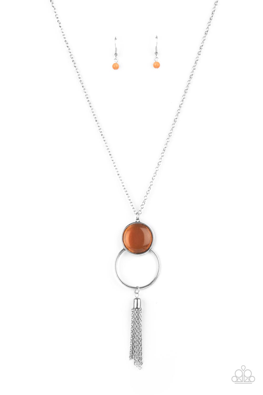 Paparazzi - Nice To GLOW You - Orange - Necklace