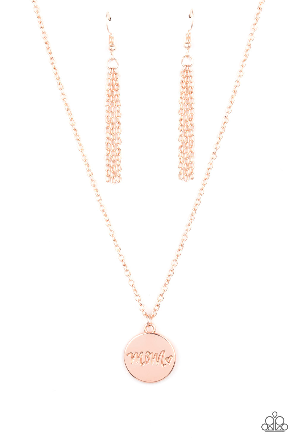 Paparazzi - The Cool Mom - Rose Gold - Necklace