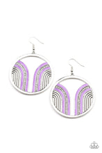 Load image into Gallery viewer, Paparazzi - Delightfully Deco - Purple - Earrings
