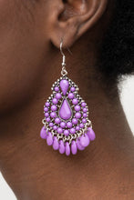 Load image into Gallery viewer, Paparazzi - Persian Posh - Purple - Earrings
