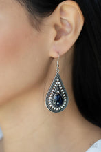 Load image into Gallery viewer, Paparazzi - Metro Masquerade - Blue - Earrings
