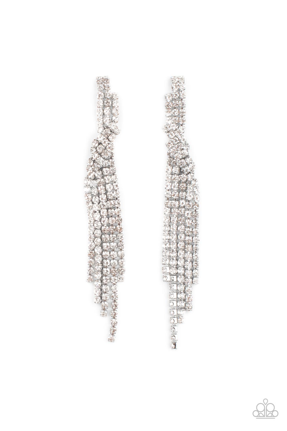 Paparazzi - Cosmic Candescence - White - Earrings