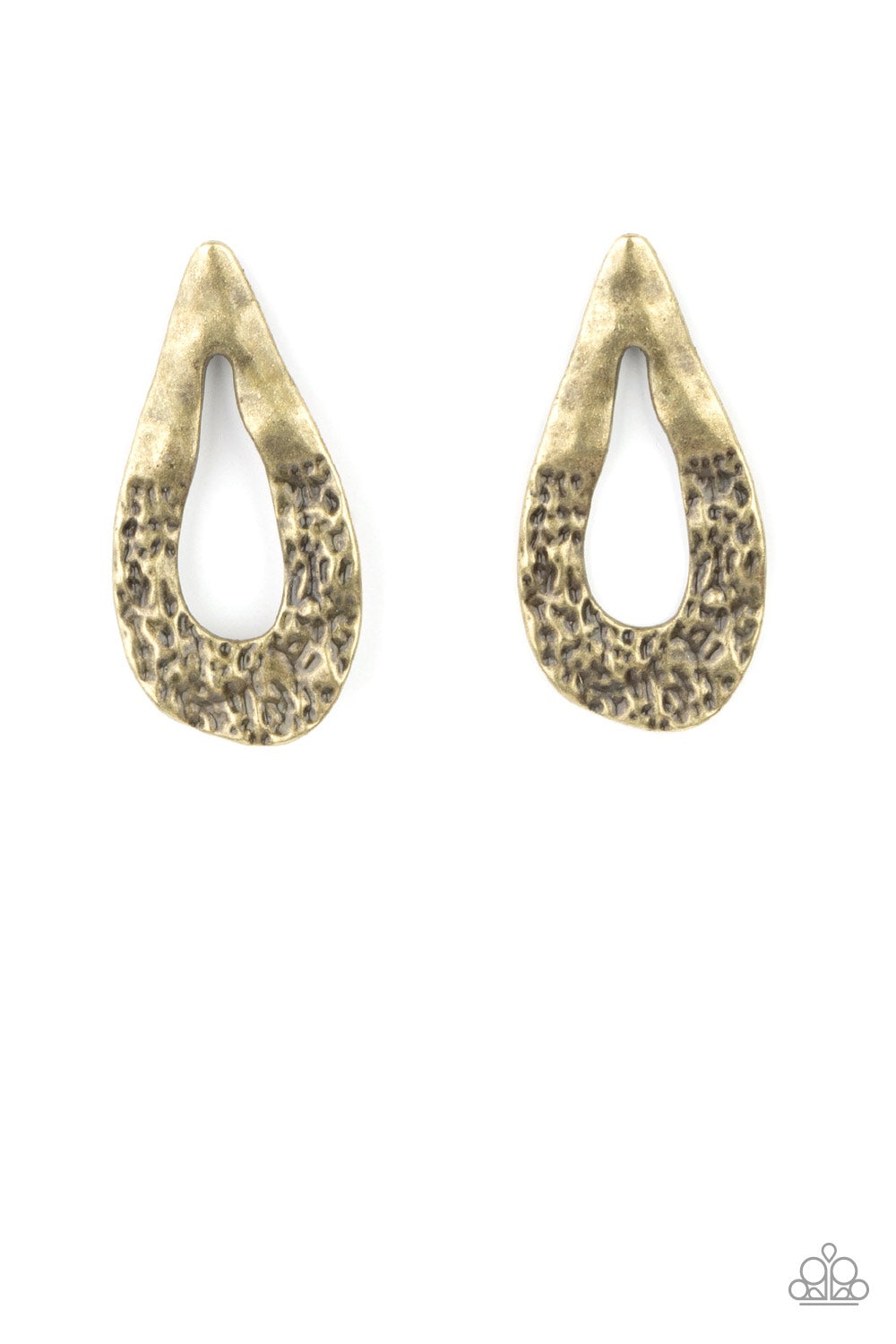 Paparazzi - Industrial Antiquity - Brass - Earrings