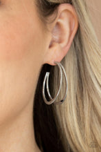 Load image into Gallery viewer, Paparazzi - Rustic Curves - Silver - Earrings
