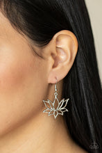 Load image into Gallery viewer, Paparazzi - Lotus Ponds - Silver - Earrings
