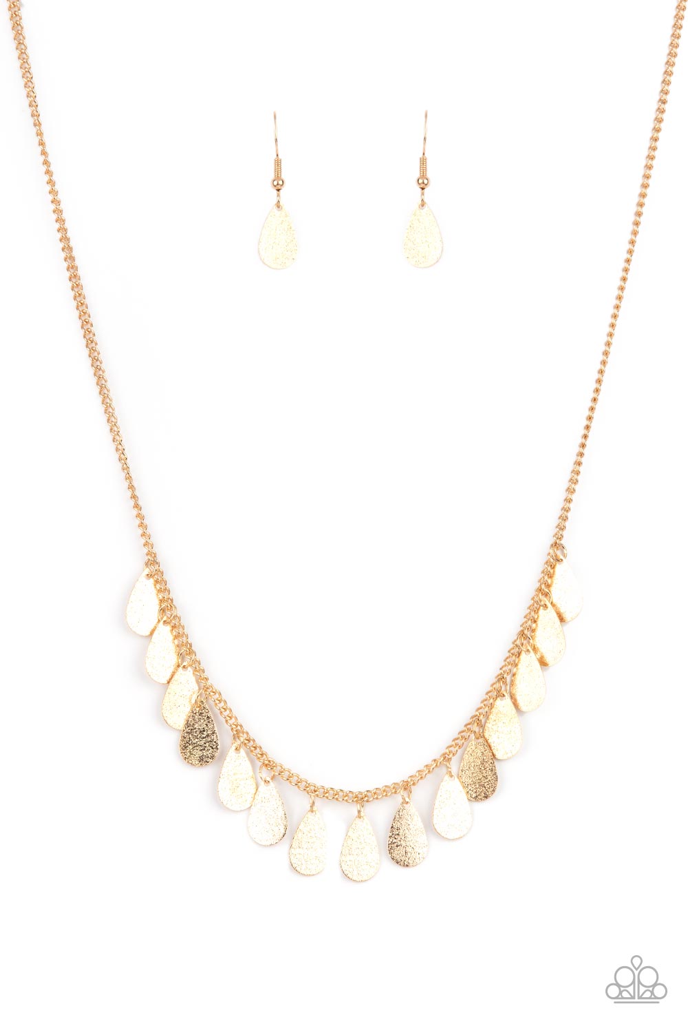 Paparazzi - Eastern CHIME Zone - Gold - Necklace