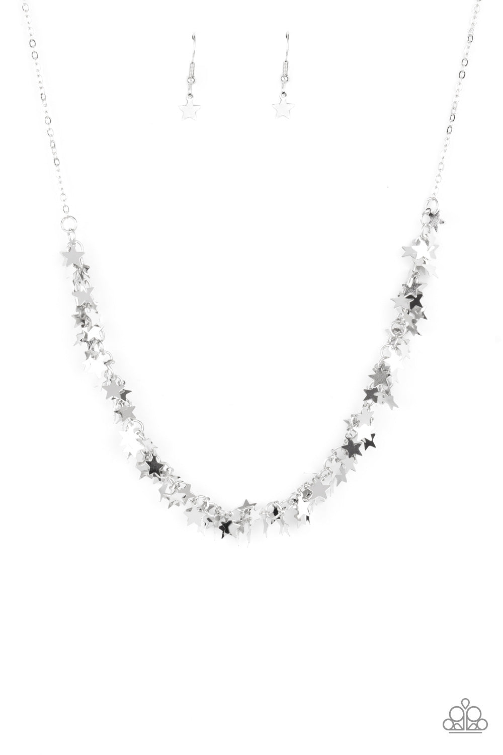 Paparazzi - Starry Anthem - Silver - Necklace