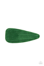 Load image into Gallery viewer, Paparazzi - Colorfully Corduroy - Green - Hair Clip
