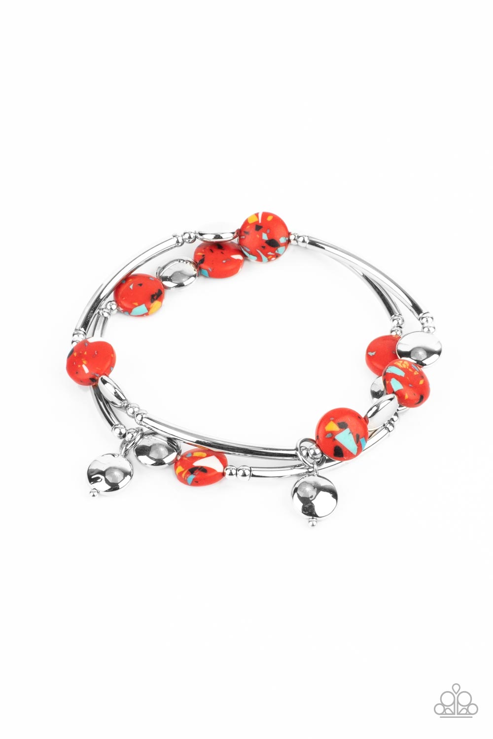 Paparazzi - Terrazzo Territory - Red - Bracelet