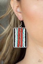 Load image into Gallery viewer, Paparazzi - Beadwork Wonder - Red - Earrings
