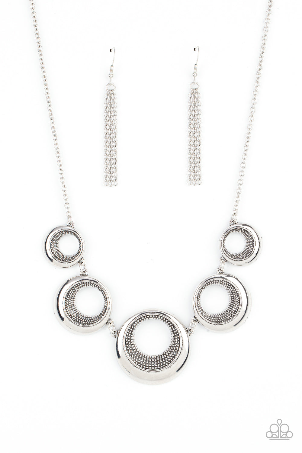 Paparazzi - Solar Cycle - Silver - Necklace