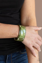 Load image into Gallery viewer, Paparazzi - Geo Glamper - Green - Bracelet
