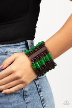 Load image into Gallery viewer, Paparazzi - Vacay Vogue - Green - Bracelet
