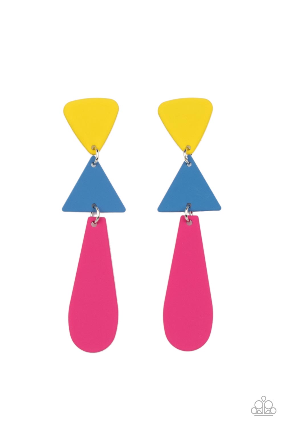 Paparazzi - Retro Redux - Multi - Earrings