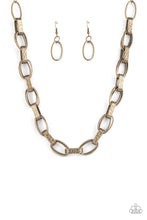 Load image into Gallery viewer, Paparazzi - Motley In Motion - Brass - Necklace
