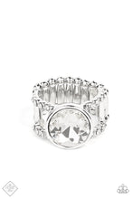 Load image into Gallery viewer, Paparazzi - Fiercely 5th Avenue &quot;High Roller Sparkle&quot; - Silver - Ring
