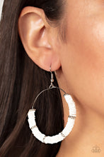 Load image into Gallery viewer, Paparazzi - Loudly Layered - White - Earrings
