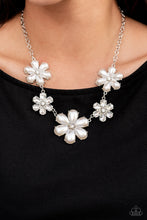 Load image into Gallery viewer, Paparazzi - Fiercely Flowering - White - Necklace
