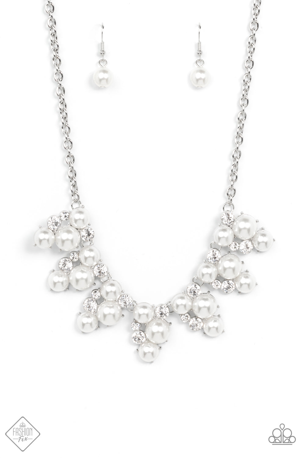 Paparazzi - Renown Refinement - White - Necklace