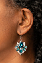 Load image into Gallery viewer, Paparazzi - Glitzy Go-Getter - Blue - Earrings
