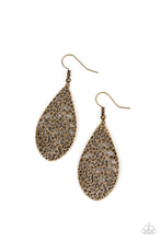 Load image into Gallery viewer, Paparazzi - Vineyard Vanity - Brass - Earrings
