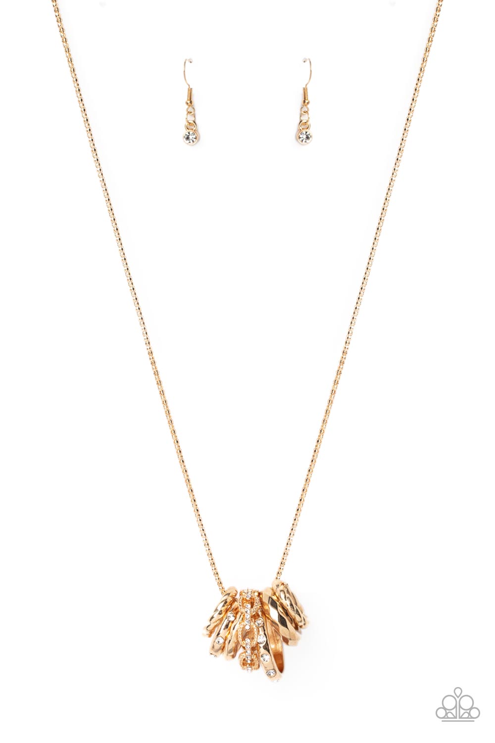 Paparazzi - Audacious Attitude - Gold - Necklace